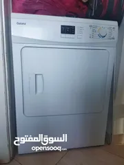  5 نشافة 7 كيلو غالانس مع توصيل  مع شرشور لخروج البخار استخدام قليل شبه جديدة