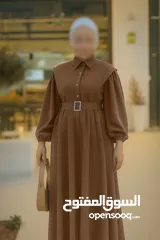  5 هالمـوديـل حكـايـة وروايـة....  فستـان كُـم بـف دبـل كلـوش فـري سـايـز