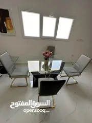  1 Glass Dining Table