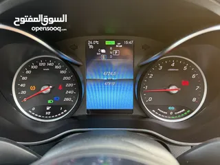  22 مارسيدس GLC 300E ترخيص 2022 محرك 2000 هايبرد  جير أوتوماتيك 333 حصان