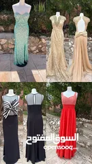  7 فساتين بالجملة 120 فستان