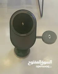  1 شاحن سياره لاسلكي 2 * 1 لاجهزة الايفون وساعات ابل بسعر 60 شيقل