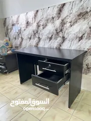  5 مكتب تفصيل بسعر المصنع خشب لامينت مستورد 120*60 باقل سعر بالمملكه مع وحده ادراج معلقه
