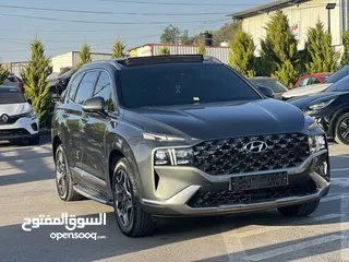  3 هونداي سانتفيه هايبرد 2022  فل اضافات  ون مليون  Hyundai santafi 2022  1M  Hybrid