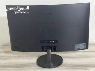  3 شاشة جيمنج 27 بوصة منحنية بألوان واضحة SAMSUNG C360 كفالة 3 سنوات من الشركة