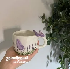  9 أكواب وفناجين سيراميكية إيرانية – صناعة يدوية بجودة عالية وتصاميم فريدة mug ang cup from iran
