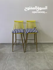  1 2 IKEA wood chair