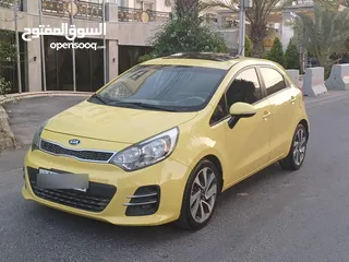  18 كيا ريو 2016  فل كامل فحص 7 جيد بسعر 8900 دينار نهائي للجادين  (استخدام شخصي) لم تعمل سياحي او تطبيق