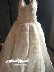  2 للبيع فستان زفاف مع الطرحه