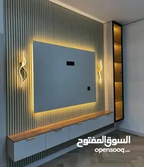  3 جبس بورد وكافة اعمال الديكورات والتصميم الداخلي والصيانة وبديل الرخام والخشب وهذه اعمالنا بفضل الله
