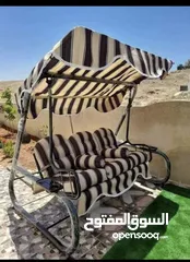  17 عررررض  خااااص  فرش كامل للمرجيحة  قماش وقطن نخب أول 3 مقاعد 3 ظهور 2 مساند + الشمسية ( المظلة
