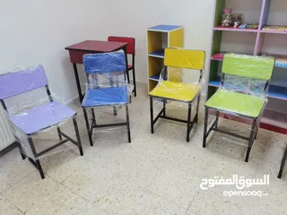  15 تفصيل طاولات وكراسي رياض اطفال وجميع أصناف الاثاث المدرسي