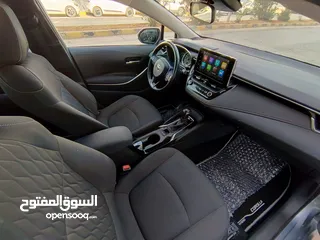 8 تويوتا كورولا 2021 هايبرد بحاله الوكاله