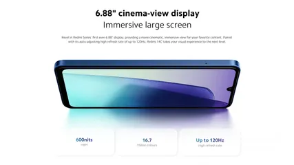  4 متوفر الان جديد ريدمي 14 سي بافضل سعر لدى فليك /// REDMI 14C (256GB) (16RAM) NEW