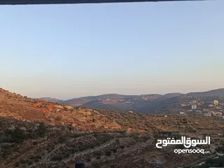  2 أرض مفروزة مطلة  منطقة A في عنبتا جبل الشيخ عيسى إطلالة غربية تقع على شارعين