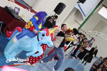  1 شخصية كرتونية يونيكورن _Unicorn لأعياد الميلاد وحفلات الأطفال
