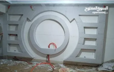  18 كهرباء وأحدث الديكورات المنزليه حبس بورد وتركيب بدل الخشب والرخام