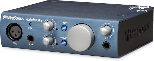  2 PreSonus AudioBox iOne 2x2 USB/iPad Audio Interface