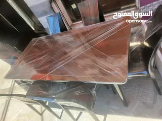  1 طاولة سفرة ستة كراسي