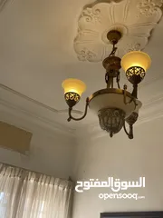  3 ثريات نحاس