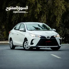  1 TOYOTA YARIS Excellent Condition 2021 White