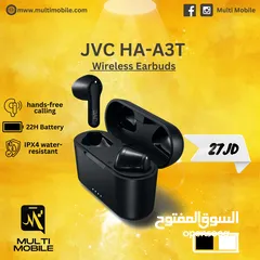  2 سماعة JVC HA-A3T (جديدة)