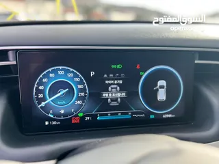  11 هونداي توسان/2022 فل الفل بدون فتحة سقف  2x4 ///240Hp بنزين + كهرباء  ( Haybrid) 1600cc