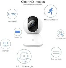  1 كاميرا مراقبه متحركه 360 درجه 1080 fhd من شركه mi