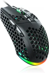  2 SOLAKAKA SM900 Wired Gaming Mouse with Honeycomb Shell USB ماوس سلكي للالعاب بألوان مختلفة