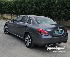  7 مرسيدس c300 موديل 2018 بحالة ممتازة