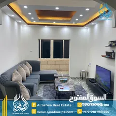  1 شقه مفروشه للايجار بتونيا قرب دوار المدارس