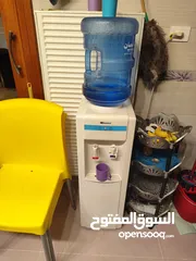  5 كولر ماء ستاند شبه جديد ناشونال الكتريك مع قارورة
