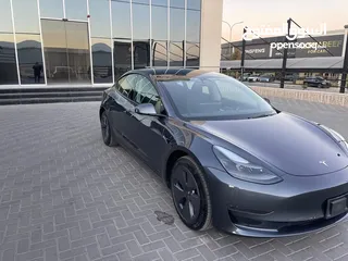  5 Tesla Model 3 Standerd 2023 تيسلا موديل 3 ((2023)) فل كامل، فحص كامل، شبة وكالة، بسعر ‏مميز..