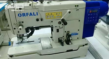  1 ماكينة عراوي ORFALI  buttonhole machine