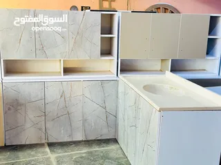  17 كاونترات خشب mdf قياس مترو20 ثلاث قطع