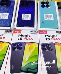  3 مكفول سنه Magic 15 Max رام 12 جيجا 128 متوفر توصيل والوان مكفول شاشة 60 يوم تبديل