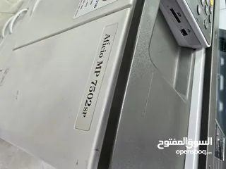  8 ماكنة Ricoh MP 7502 sp للبيع مستعمل خفيف خالية من اي عيوب ( شغل دعك ) ارقى واقوى طابعة وماكنة تصوير