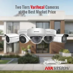  17 كاميرات مراقبة 2 ميجا بكسل ملون 24 ساعة 4 كاميرات مكفولة 2 سنة HIKVISION 2MP Colorful Bullet Camera