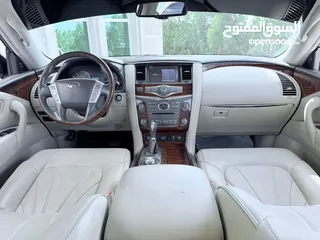  6 انفنتي QX80 خليجي  استخدام مالك اول  2017