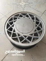  1 جنط كيا طقم كامل 4 حبات مع طاسات كاملة