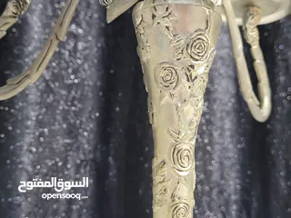  2 شمعه دان أنتيك عدد 2 ثقيل