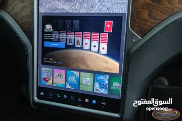  21 Tesla Model X 100D  2018  السيارة بحالة الوكالة