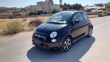  7 فيات 500e موديل 2017 لون اسود