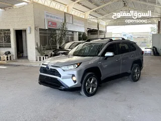  7 تويوتا راف فور ((2021)) XLE بريميوم، بطاريه ليثيوم، فل كامل، فورويل، حرة، بحالة الوكاله، بسعر مميز..