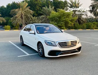  1 مرسيدس بنز S550 موديل 2014 محول S63 ثلاث فصوص