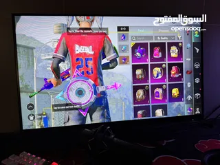  3 حساب ببجي لفل 60 رايق فيه 20  مثك للبيع او للبدل