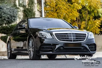  3 Mercedes S320 2019 Amg kit  السيارة وارد الشركة و بحالة ممتازة جدا