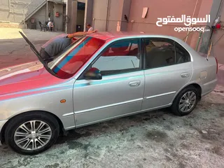  9 هيونداي فيرنا 2002 بسعر حرق 3800 قابل للتفاوض
