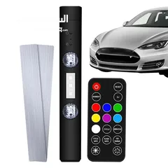  12 مصابيح LED للسيارة والمنزل مع ريموت ومستشعر صوت متعددة الاستخدامات