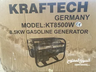  4 مولد كهرباء Kraftech الألماني 8500W بنزين
